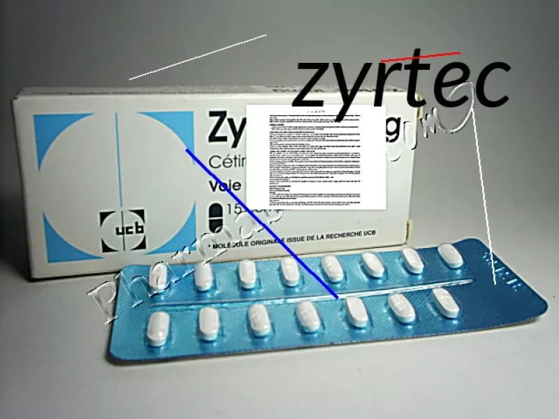 Zyrtec sur ordonnance